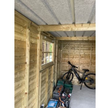 Abri de jardin en bois Toit Terrasse avec auvent